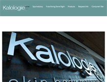Tablet Screenshot of kalologiefranchising.com